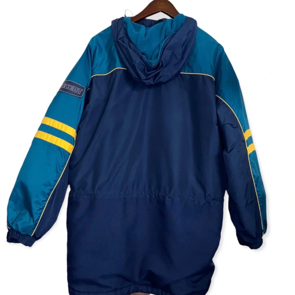 Vintage Columbia Navy/Teal Ascent Puffer Jacket Size Large - Picture 10 of 14